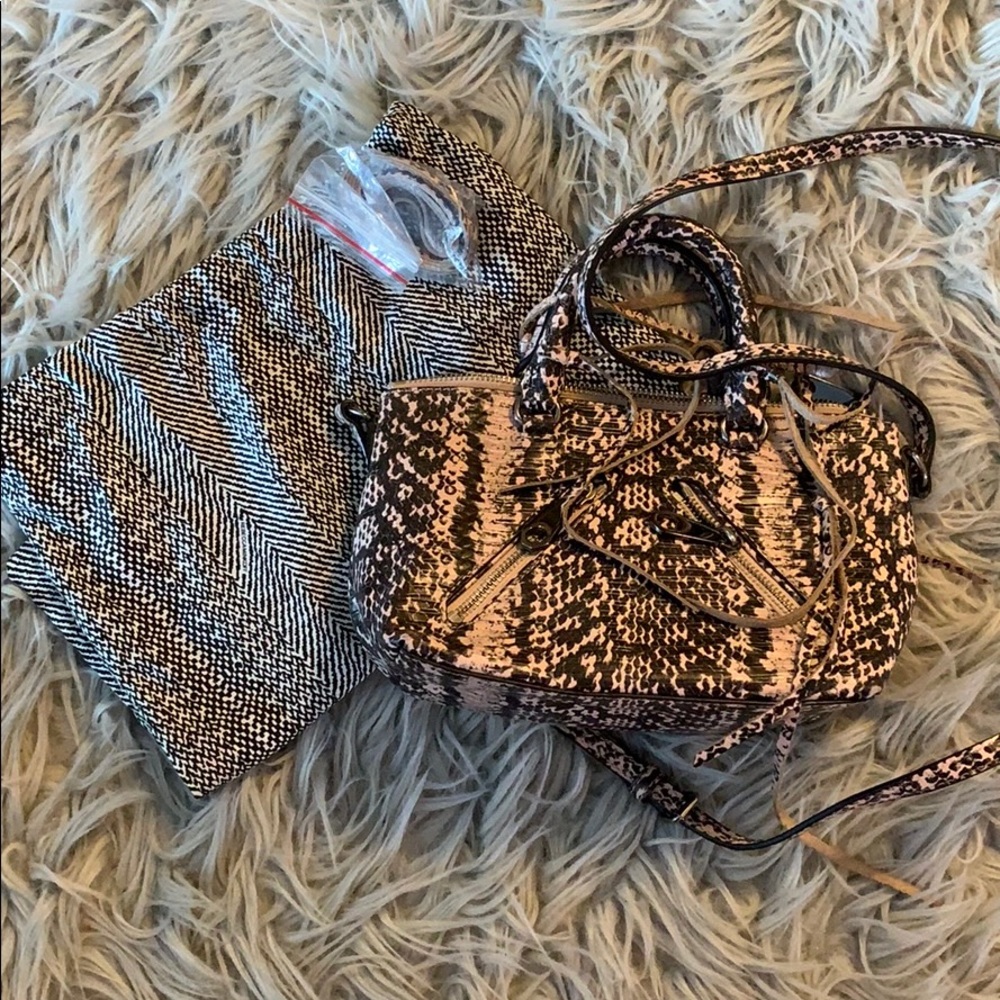 ONE DAY SALR Rebecca Minkoff python bag